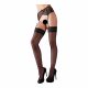 Cottelli - Lingerie kousen (zwart) - 3/L