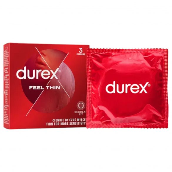 Durex Feel Thin - natuurlijk gevoel condoom (3 stuks)