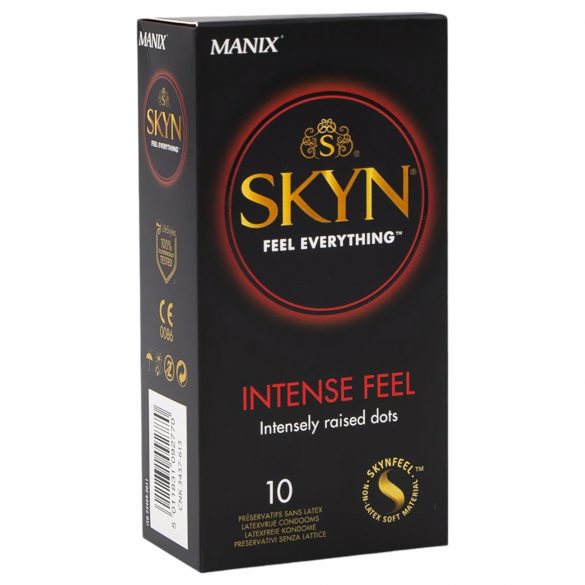 Manix SKYN Intense - latexvrije, geribbelde condoom (10 stuks)