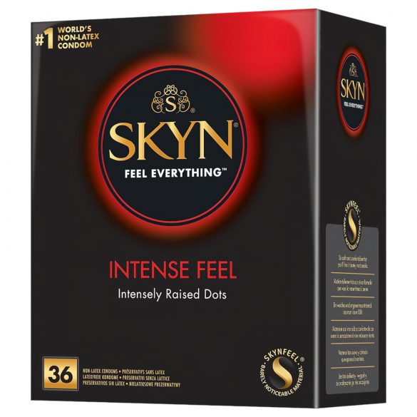 Manix SKYN Intense Fell - Préservatifs végan sans latex (36 pièces)