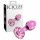 Icicles No. 48 - roze glazen anale plug met bloem