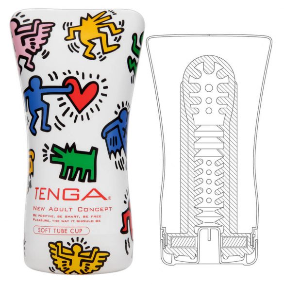 TENGA Keith Haring - Zachte Tube