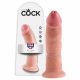 Koning Lul 9 - zuignap dildo (23cm) - natuur