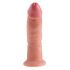 Koning Lul 9 - zuignap dildo (23cm) - natuur