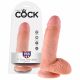 King Cock 7 met ballen (18 cm) - naturel