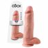 King Cock 12 grote dildo met ballen (30 cm) - natuurlijk