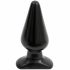 Doc Johnson zwarte anaal plug - klassiek, groot - (14,5cm)