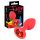 Belgica JOY - silicone anale plug - klein (rood)