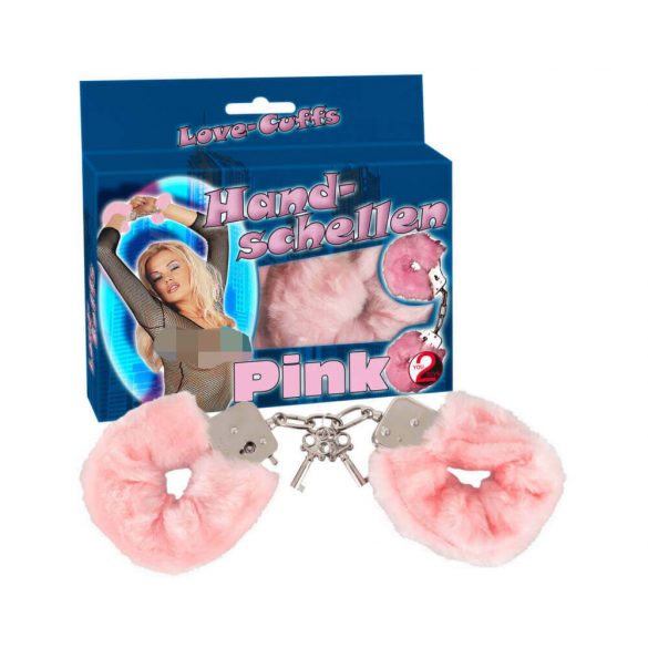 You2Toys - Roze pluchen handboeien