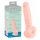 Medisch - siliconen dildo (18cm) - naturel