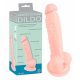 Medisch - siliconen dildo (18cm) - naturel