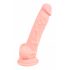 Medisch - siliconen dildo (18cm) - naturel