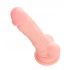 Medisch - siliconen dildo (18cm) - naturel