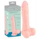 Medische siliconen dildo (21 cm) - natuurlijk