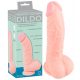 Medische siliconen dildo (20cm) - natuur