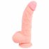 Medische siliconen dildo (20cm) - natuur