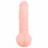 Medische siliconen dildo (20cm) - natuur