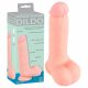 Medisch - rechte siliconen dildo (20cm) - natuur