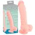 Medische siliconen dildo (24cm) - naturel