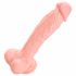 Medische siliconen dildo (24cm) - naturel