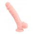 Medische siliconen dildo (24cm) - naturel