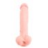 Medische siliconen dildo (24cm) - naturel