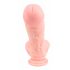 Medische siliconen dildo (24cm) - naturel