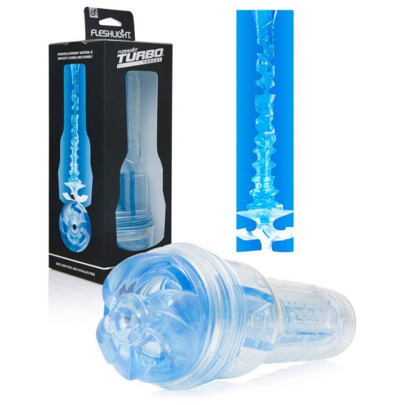 Fleshlight Turbo Thrust - zuignap masturbator (blauw)