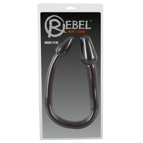 Rebel Dubbele Plug - Zwarte Anale Dildo