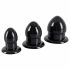 You2Toys - Stretching Plug Kit - anale dildoset - 3 stuks (zwart)