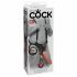 King Cock Strap-on 12 - aanbind dildo met harnas (30 cm)