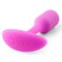 b-vibe Snug Plug 1 - anale dildo met intern gewicht (55g) - roze