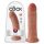 Koning Kuk 8 dildo (20 cm) - donker naturels