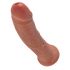 Koning Kuk 8 dildo (20 cm) - donker naturels