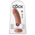 Koning Kuk 8 dildo (20 cm) - donker naturels