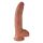 King Cock 9 met ballen dildo (23 cm) - bruin