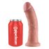 King Cock 8 dildo (20 cm) - natuur