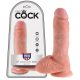 King Cock dildo met ballen (20 cm) - natuur