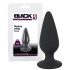 Zwarte Fluweel Zware - 40g Anale Dildo (zwart)