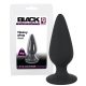 Zwarte Fluweel Zware - 40g Anale Dildo (zwart)