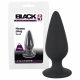 Zwarte Fluweel Zware - 40g Anale Dildo (zwart)