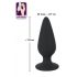 Zwarte Fluweel Zware - 40g Anale Dildo (zwart)