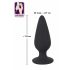 Zwarte Fluweel Zware - 40g Anale Dildo (zwart)