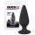 Zwart Fluweel - 75g anale dildo (zwart)