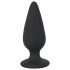 Zwart Fluweel - 75g anale dildo (zwart)