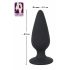 Zwart Fluweel - 75g anale dildo (zwart)