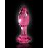 Icicles Nr 79 - Roze glas anale dildo