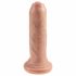 King Cock 6 - levensechte dildo (15 cm) - naturel