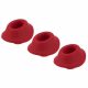 Womanizer Premium S - vervangende zuigbeker set - rood (3 stuks)