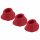 Womanizer Premium M - vervangzuigkoppen set - rood (3 stuks)